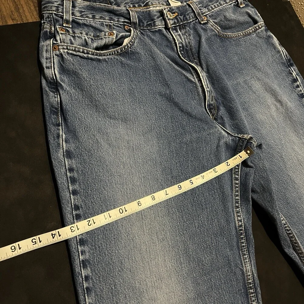 Vintage Levi’s 550 Levi 90s Denim Jeans 36x30 Relaxed Fit Tapered Leg USA Made
